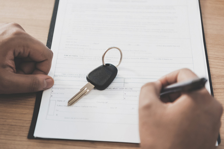 notificación de venta vehiculo