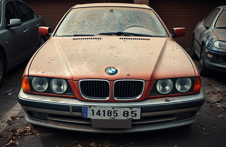 coche abandonado