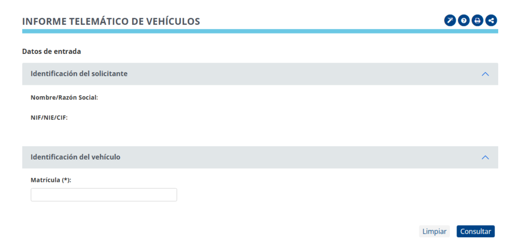informe reducido dgt